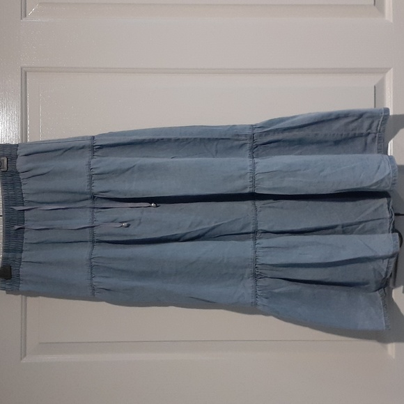 BNWOT County Denim sz10 long denim skirt - Picture 7 of 8